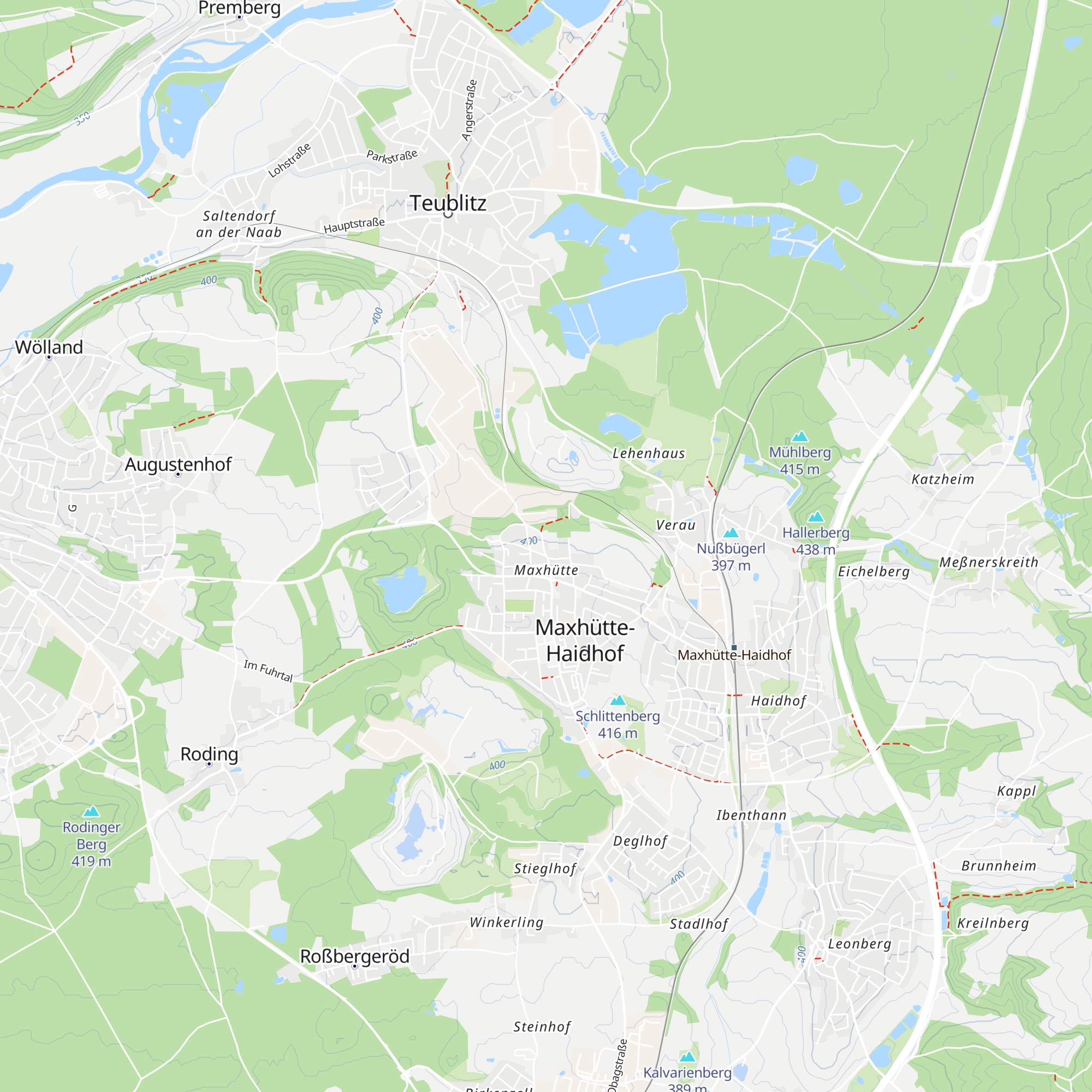 TC Maxhütte-Haidhof map