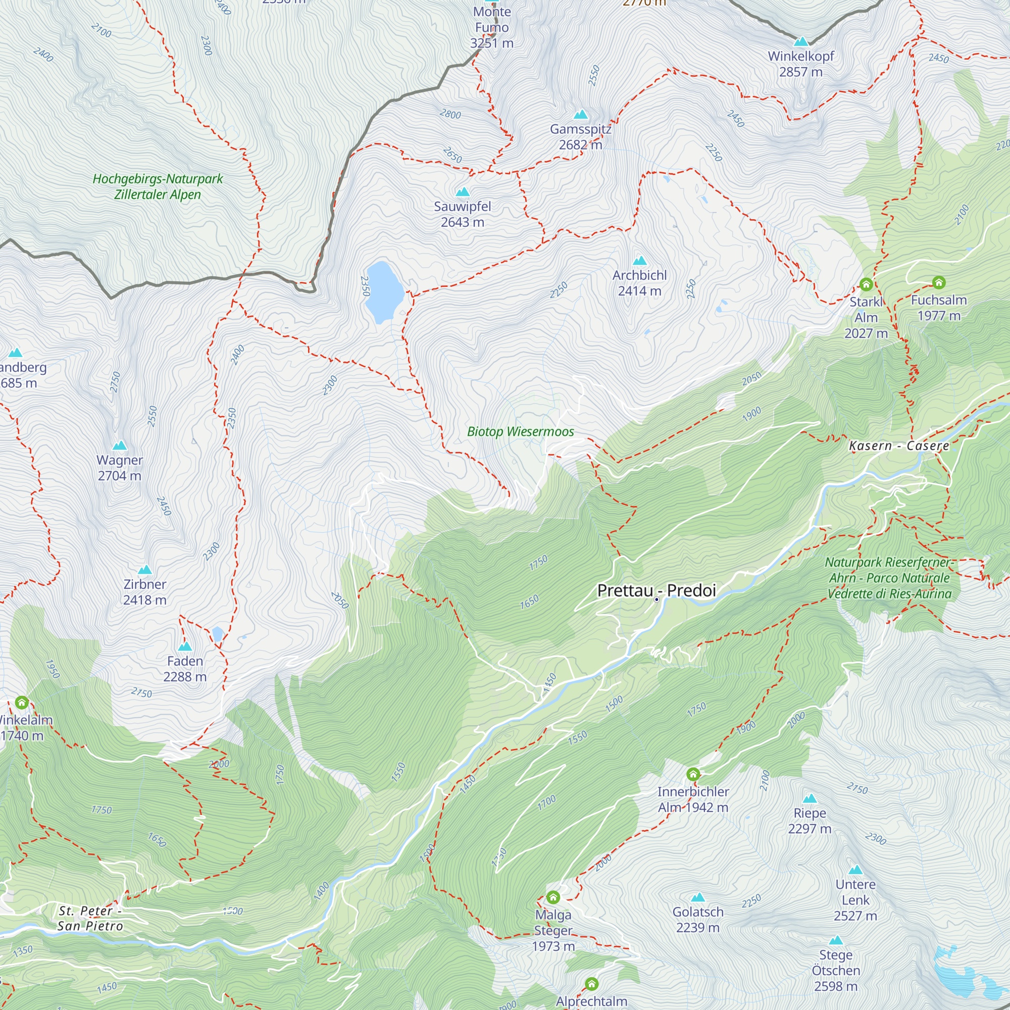Waldneralm map