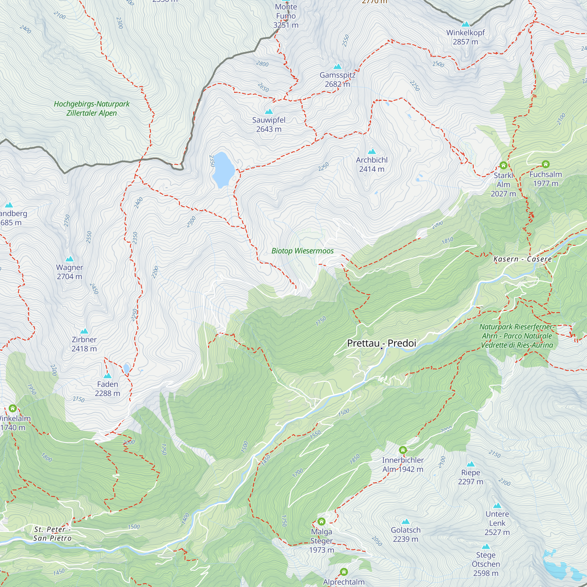 Waldneralm map