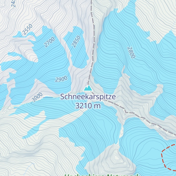 Map of Schneekarspitze