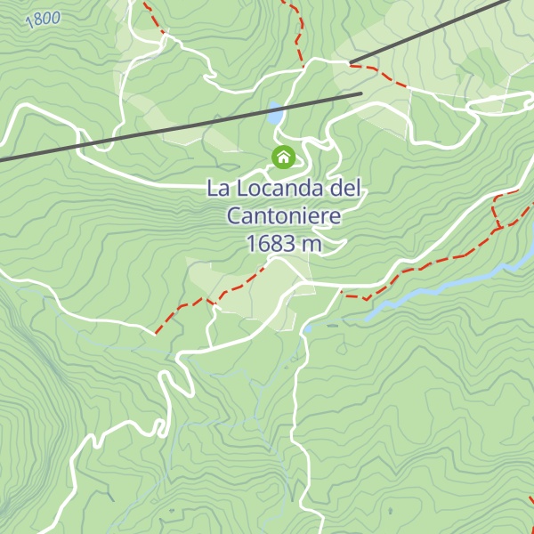Map of Malga Peziè de Parù