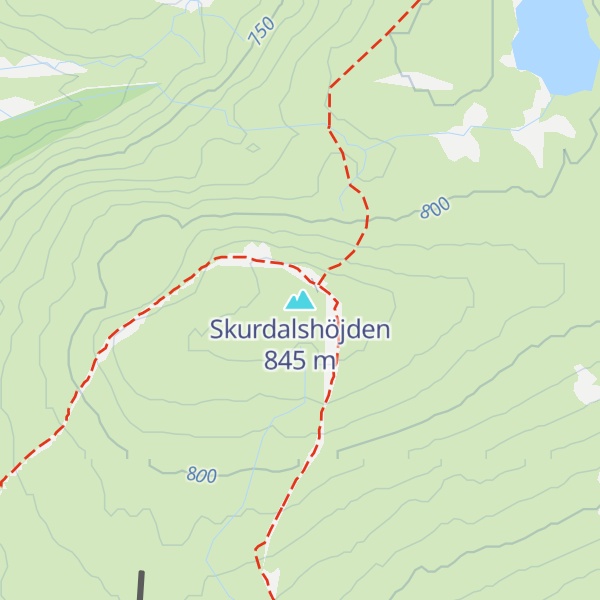 Map of Skurdalshöjden