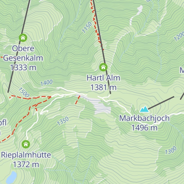 Map of Markbachjochalm