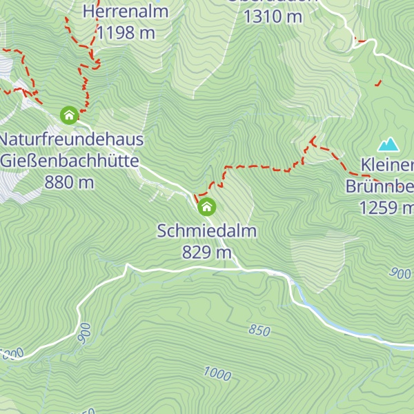 Map of Schmiedalm
