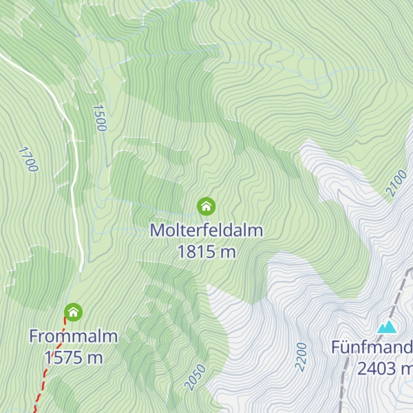 Map of Molterfeldalm