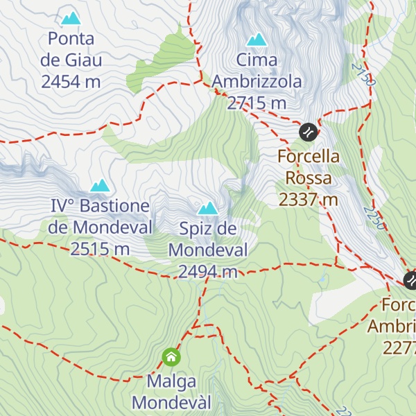 Map of Spiz de Mondeval