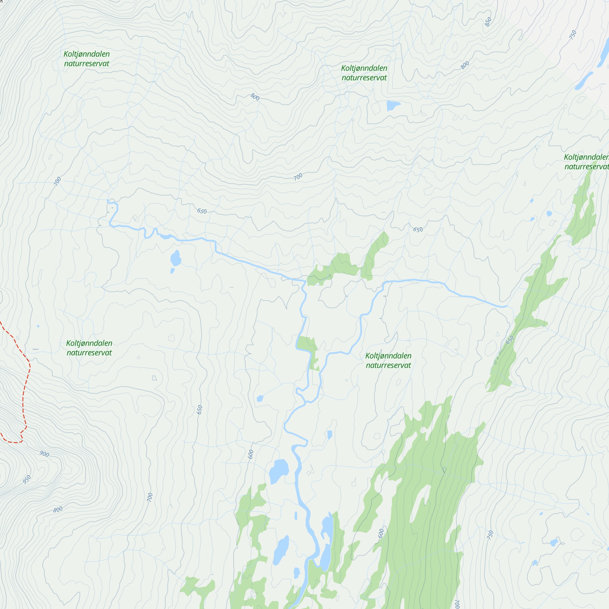 Koltjønndalshytta map