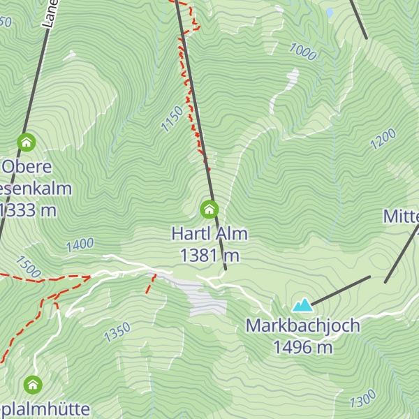Map of Hartl Alm