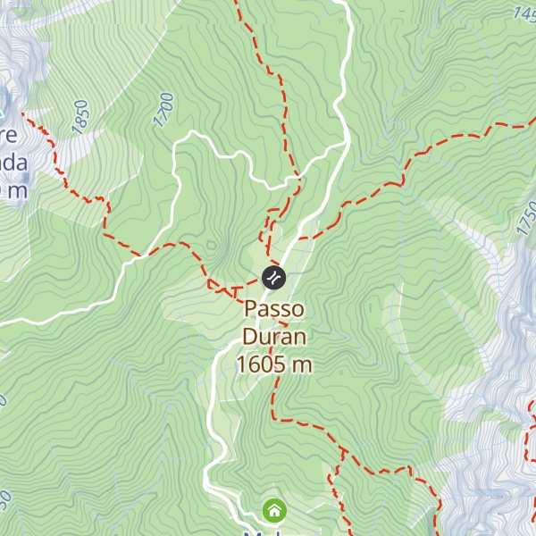 Map of Rifugio San Sebastiano