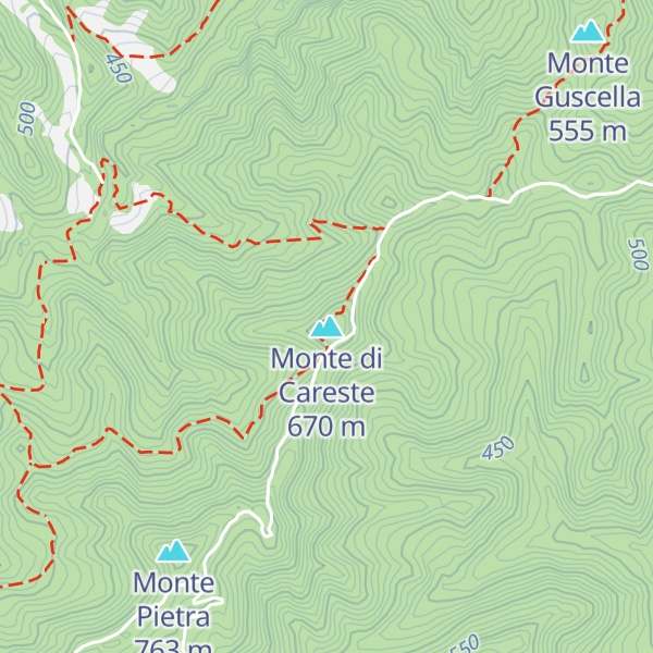 Map of Monte di Careste