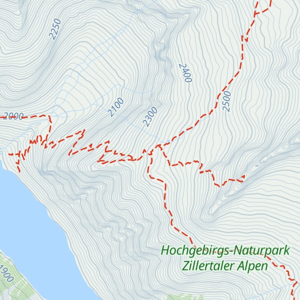 Map of Plauener Hütte