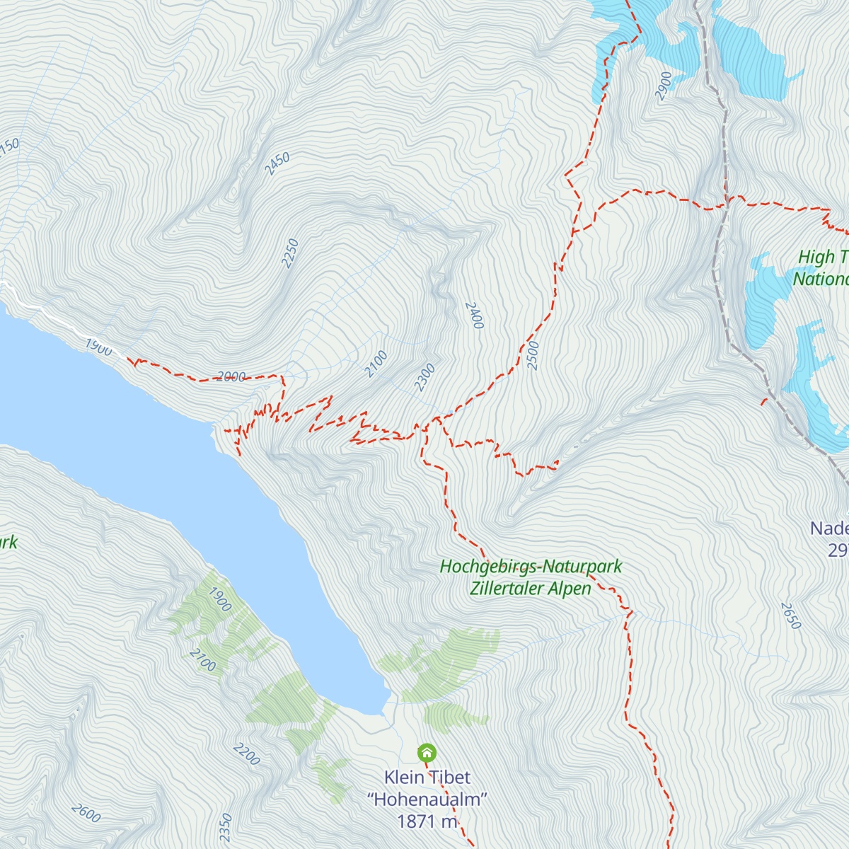 Plauener Hütte map
