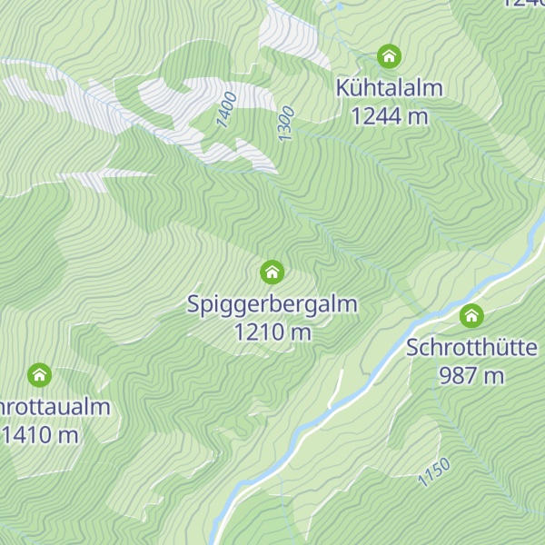 Map of Spiggerbergalm