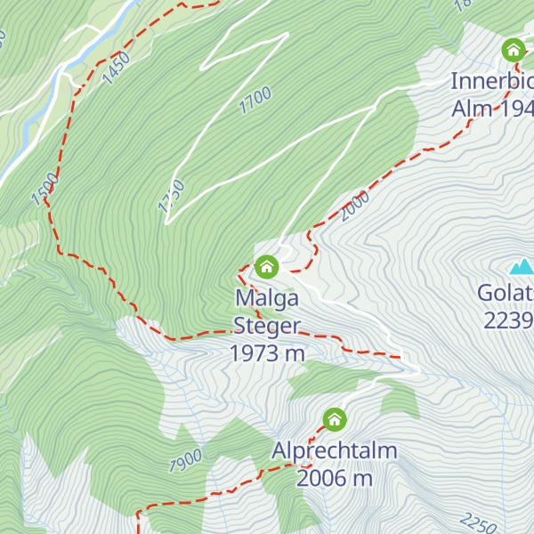 Map of Malga Steger