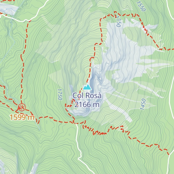 Map of Col Rosà