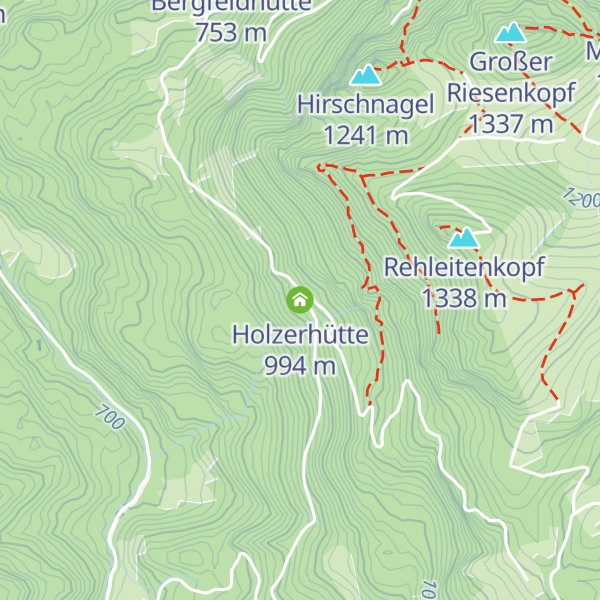 Map of Holzerhütte