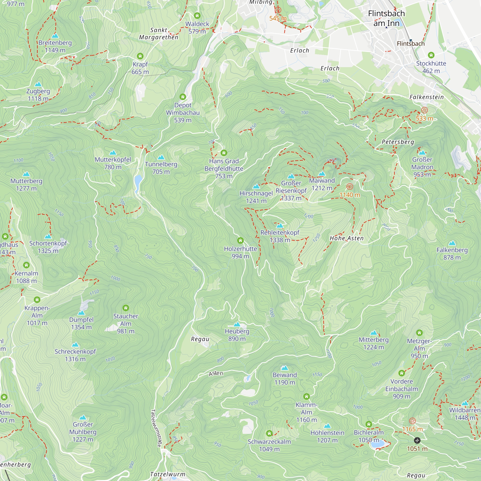 Holzerhütte map