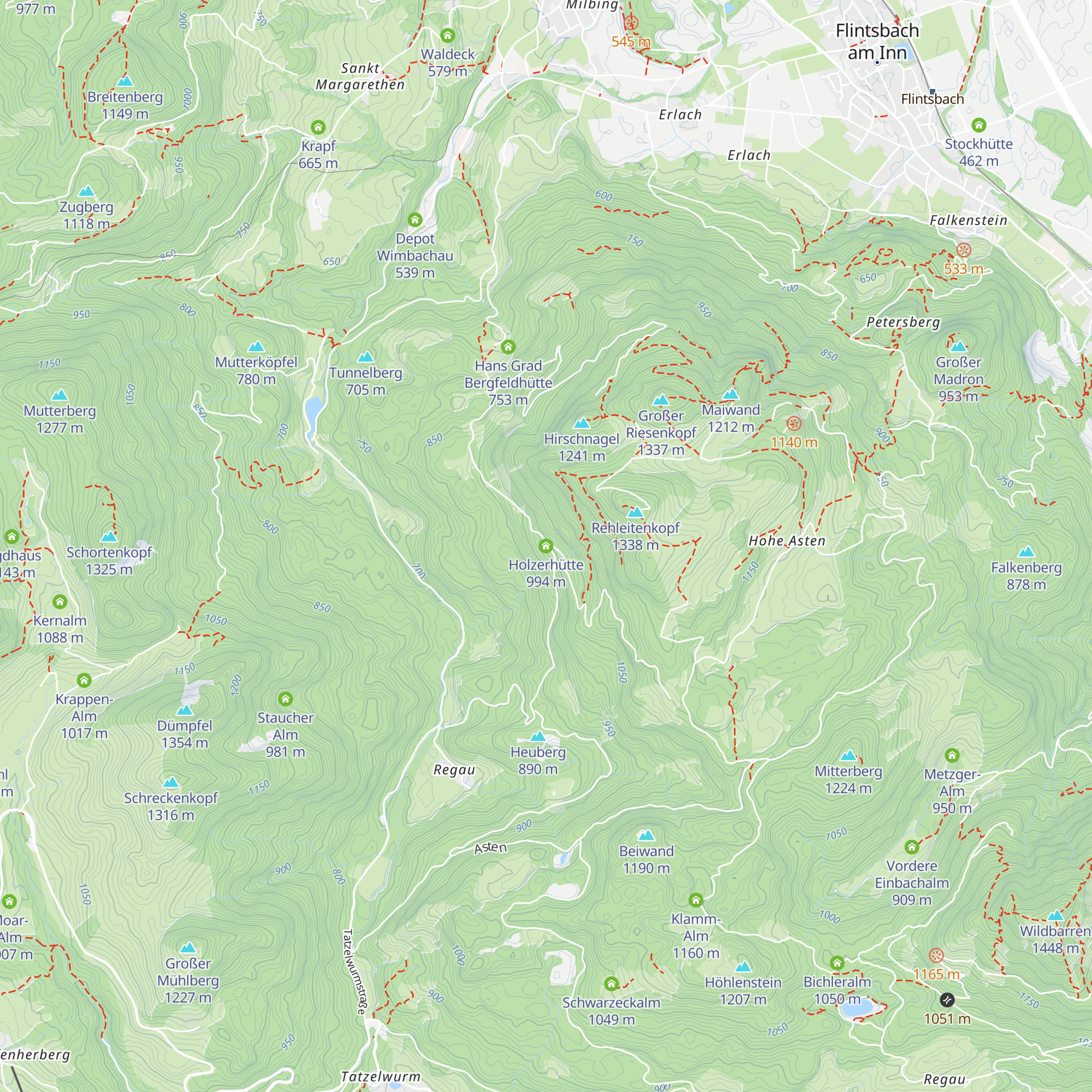 Holzerhütte map