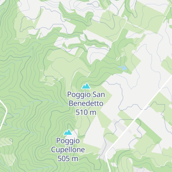 Map of Poggio San Benedetto