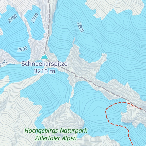 Map of Wildgerlosspitze