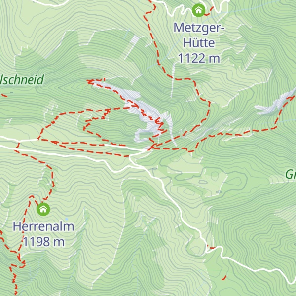Map of Brünnsteinhaus