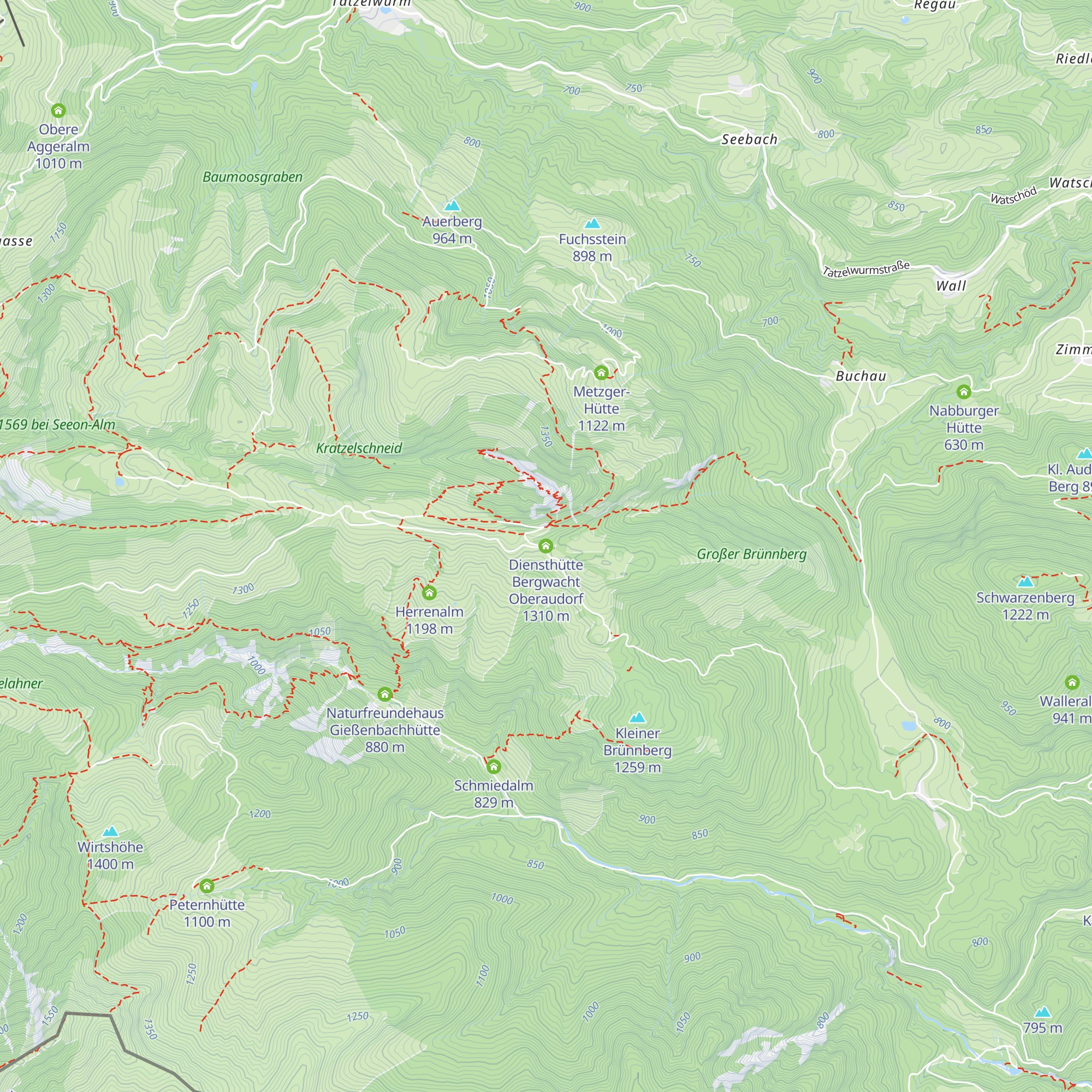 Diensthütte Bergwacht Oberaudorf map