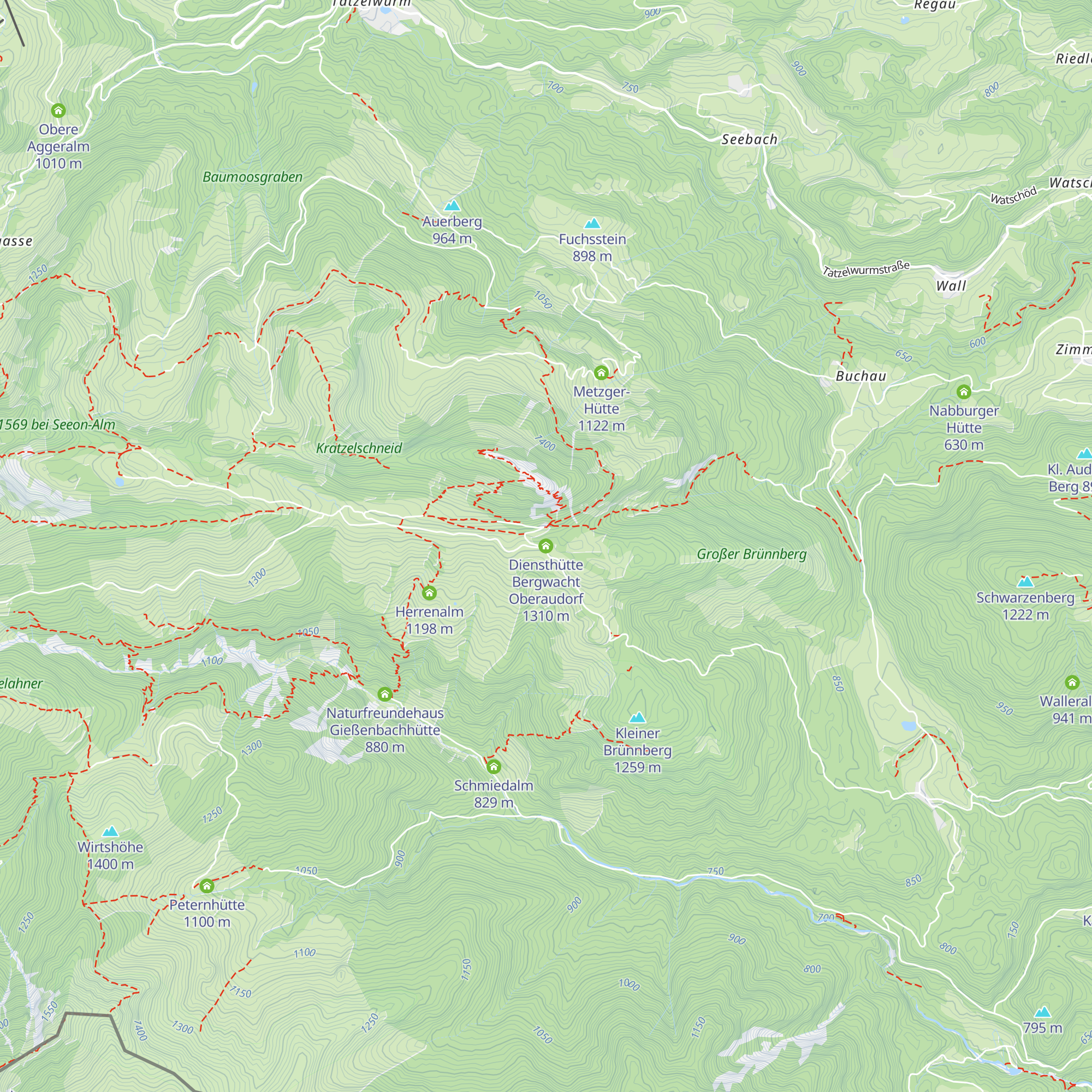 Diensthütte Bergwacht Oberaudorf map