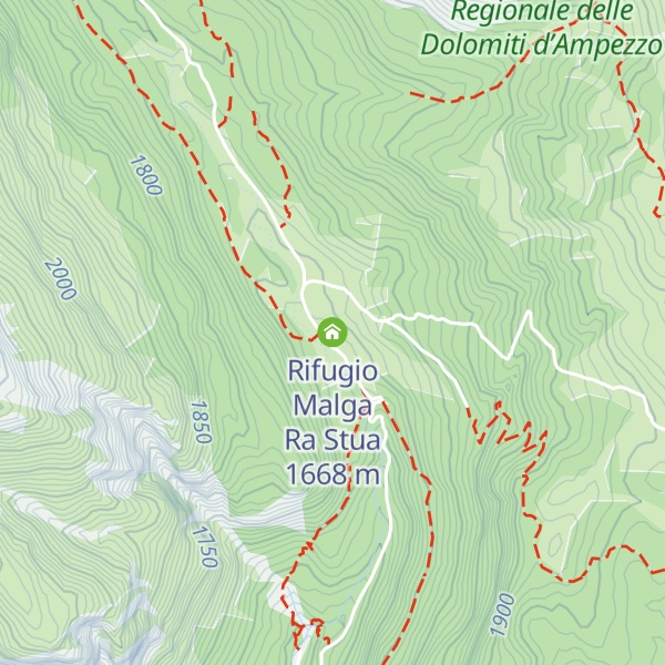 Map of Rifugio Malga Ra Stua