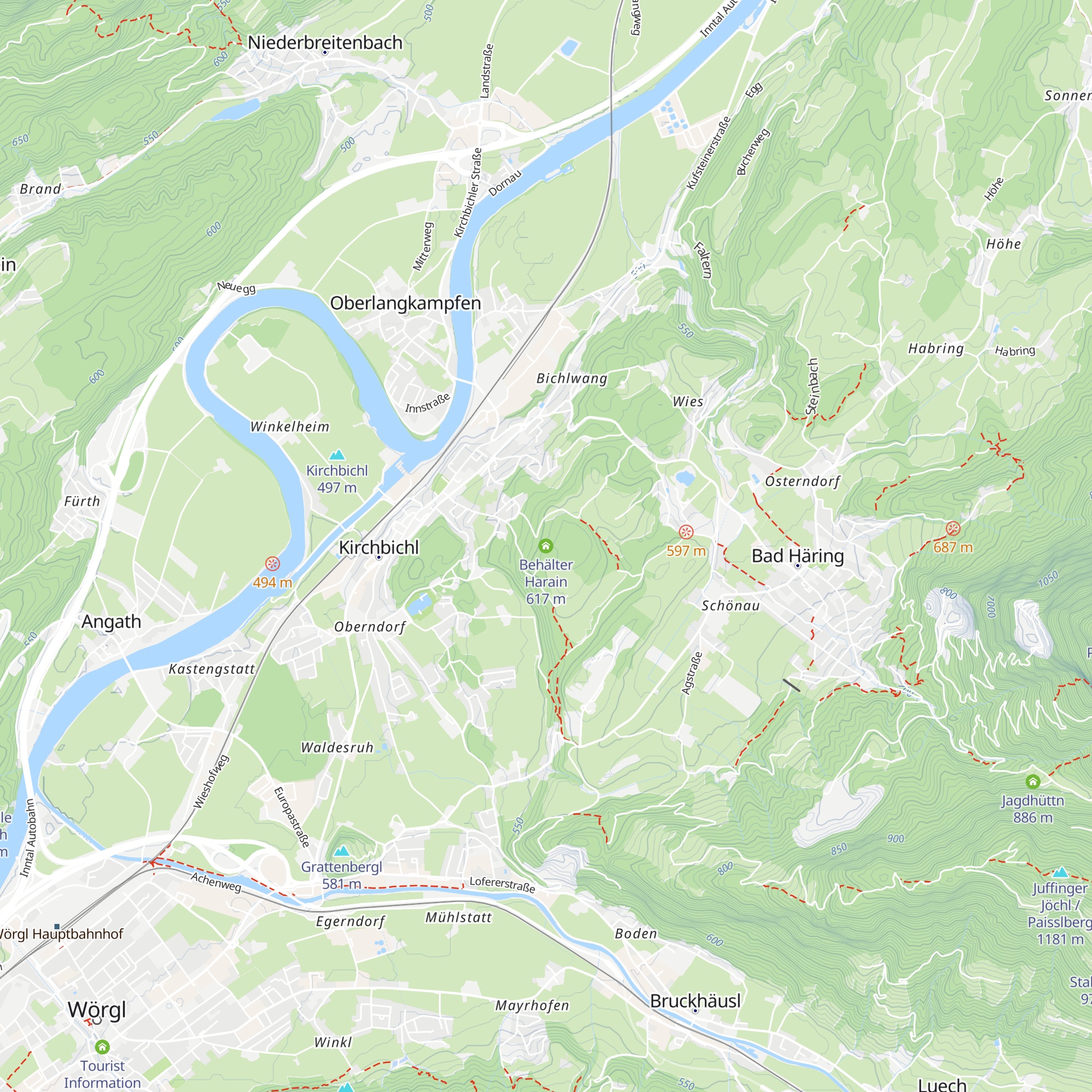 Behälter Harain map