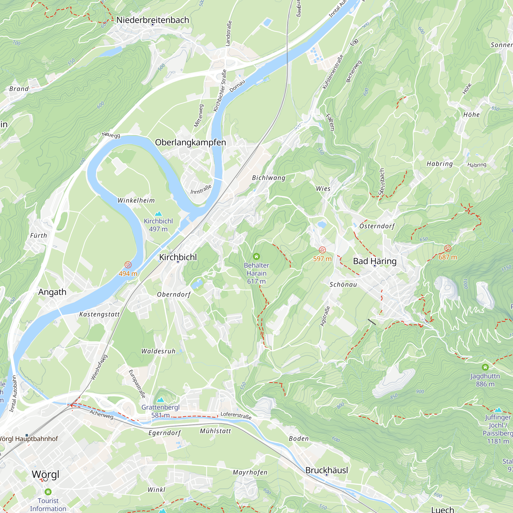 Behälter Harain map