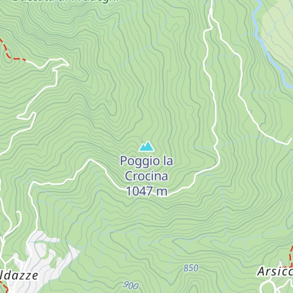 Map of Poggio la Crocina