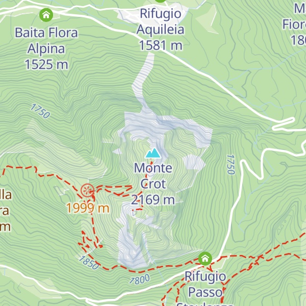 Map of Monte Crot