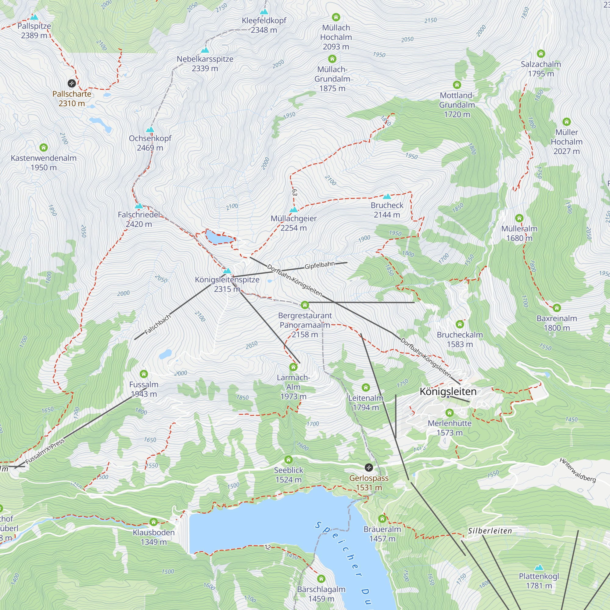 Bergrestaurant Panoramaalm map