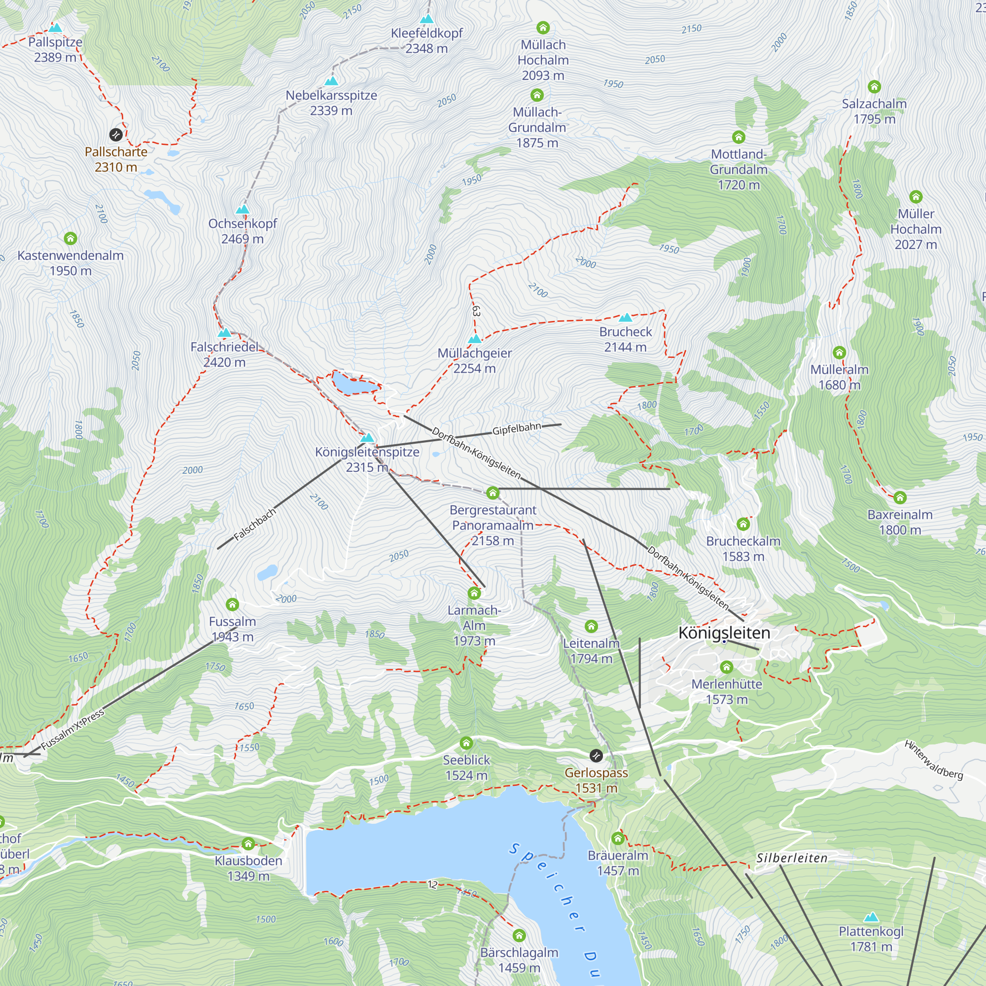 Bergrestaurant Panoramaalm map