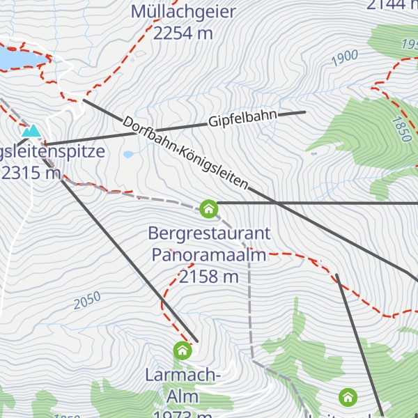 Map of Bergrestaurant Panoramaalm