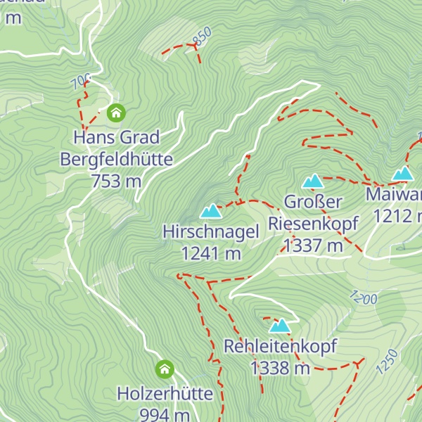 Map of Hirschnagel