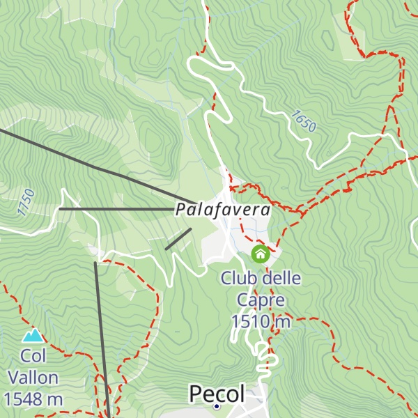 Map of Rifugio Palafavera