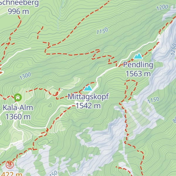 Map of Mittagskopf