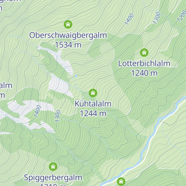 Map of Kühtalalm