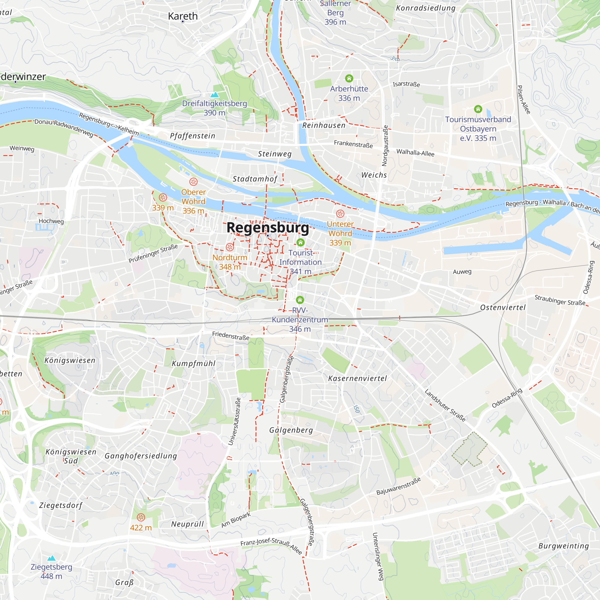 RVV-Kundenzentrum map