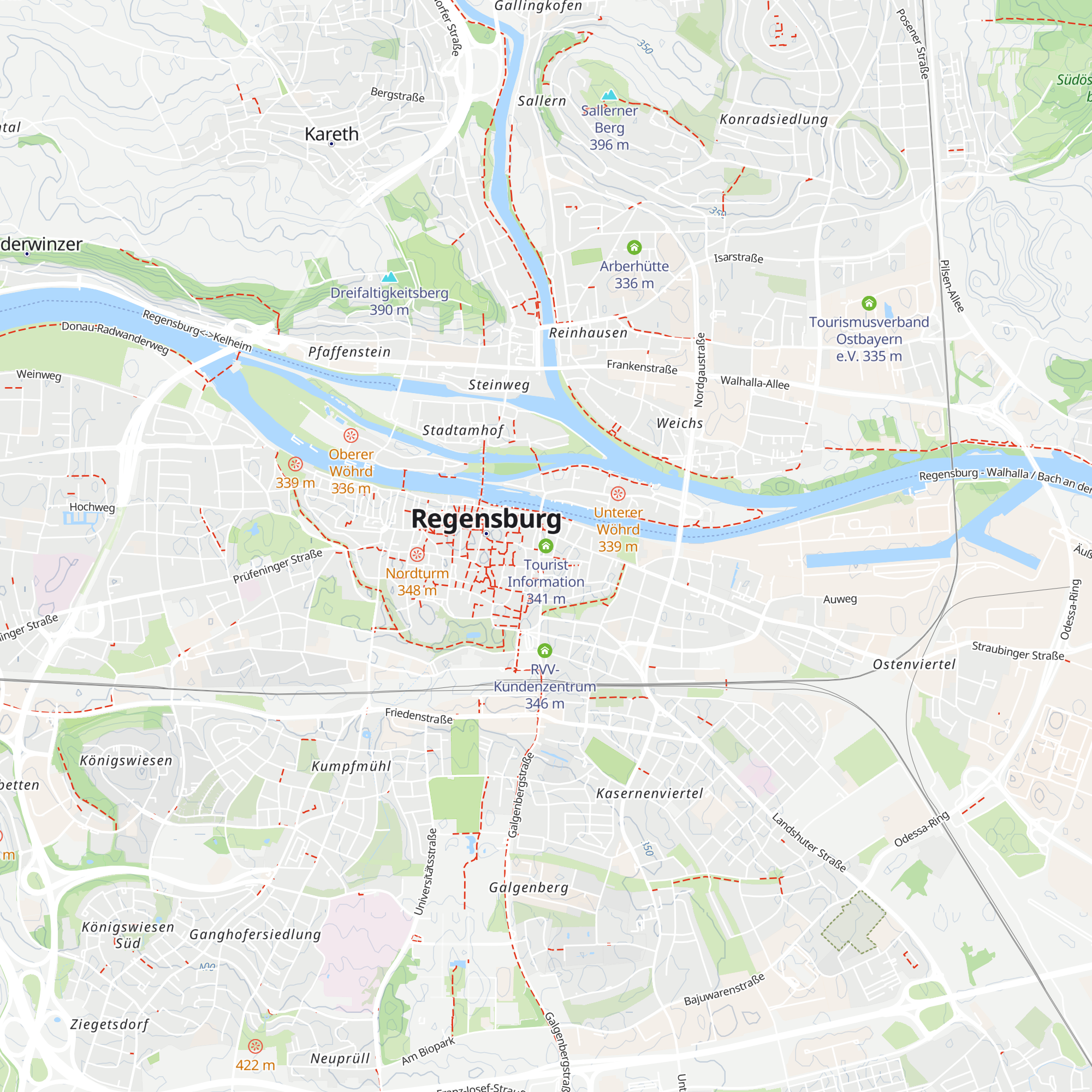 Tourist Information map