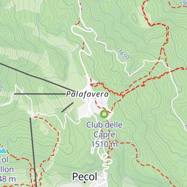 Map of Rifugio Monte Pelmo