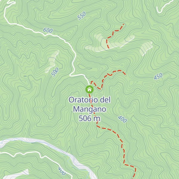 Map of Oratorio del Mangano