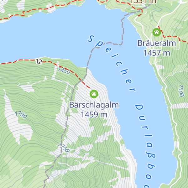 Map of Bärschlagalm