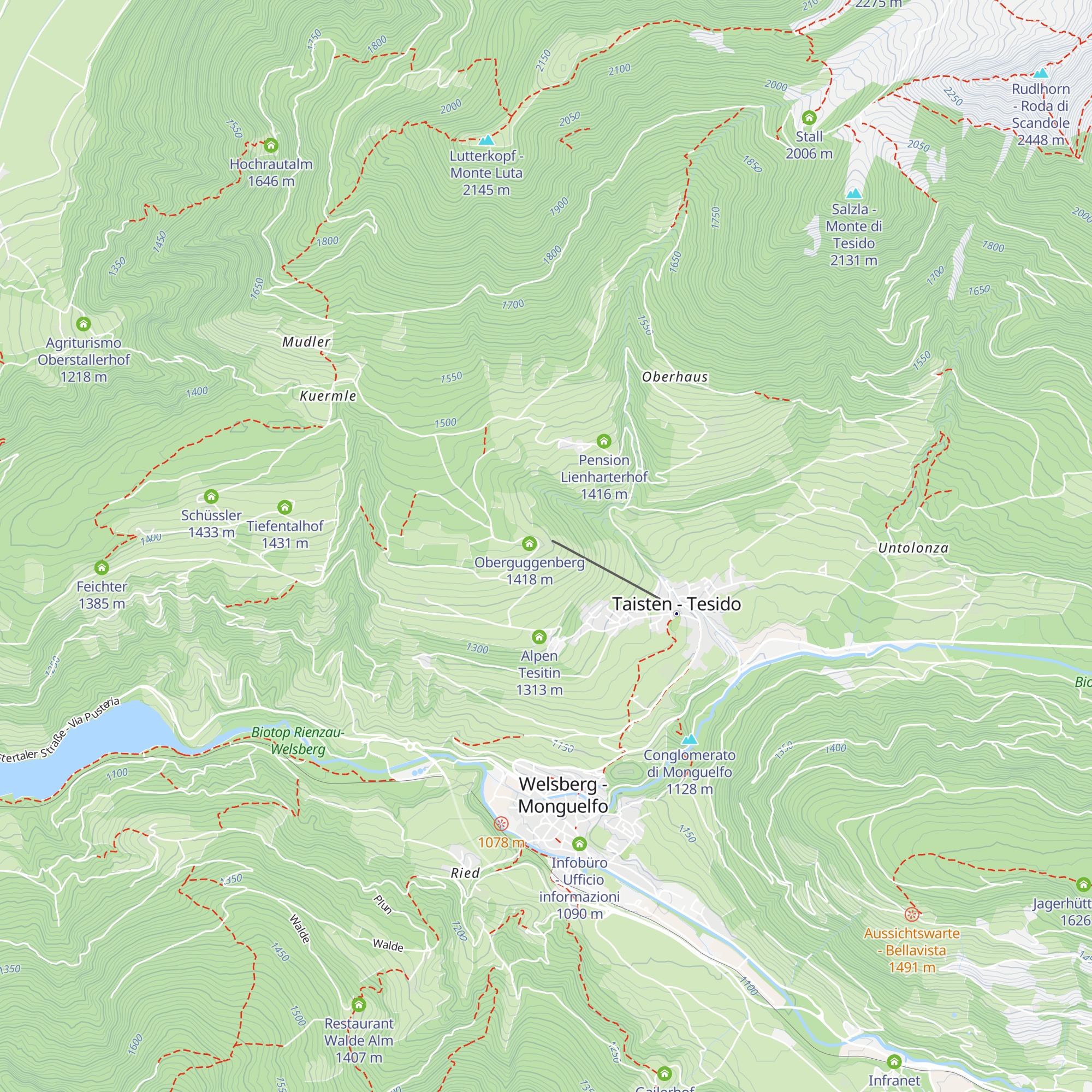 Unterguggenberghof map