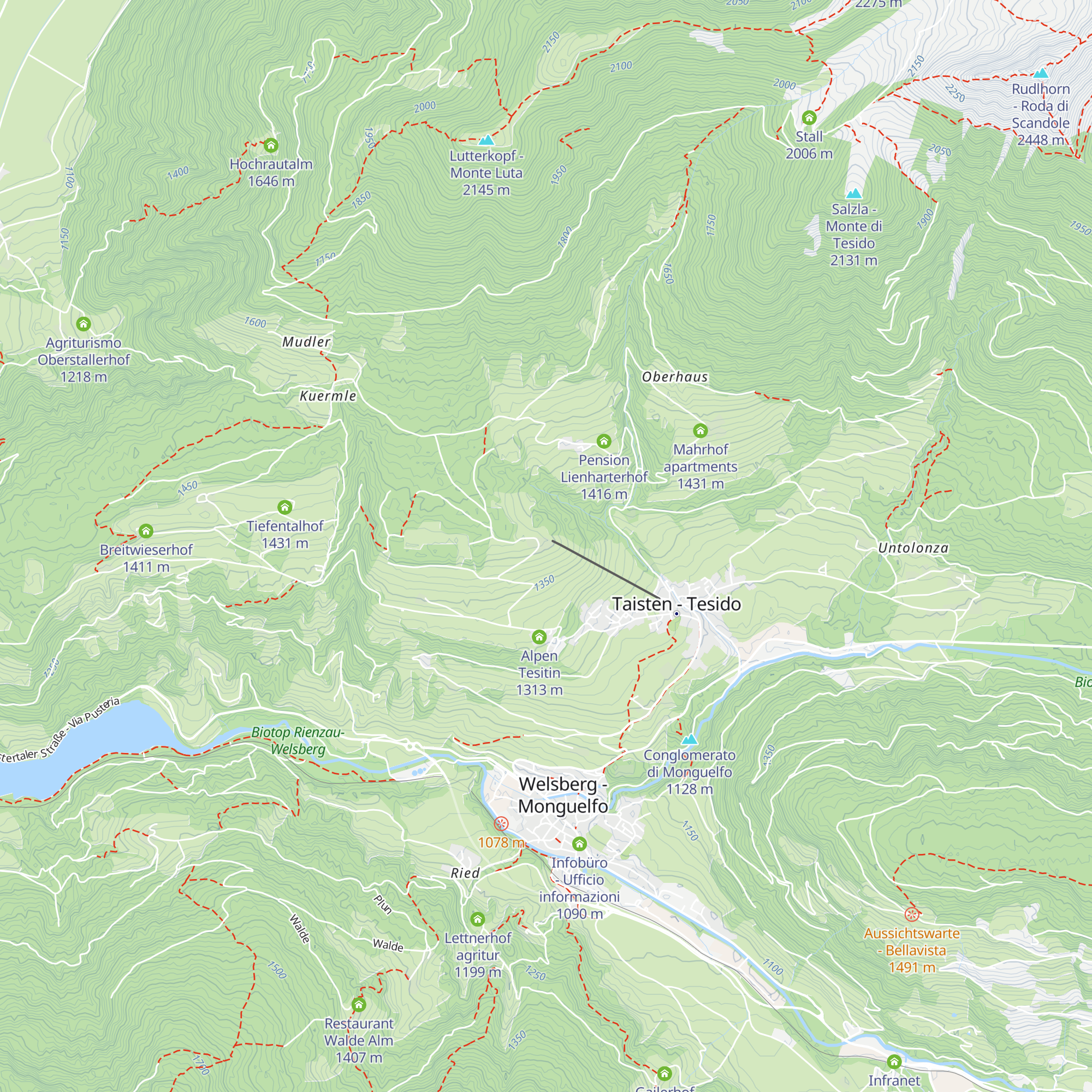 Unterguggenberghof map