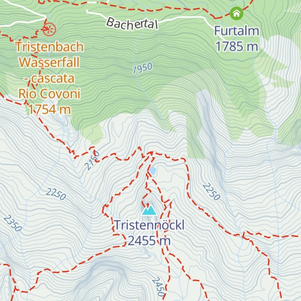 Map of Kasseler Hütte
