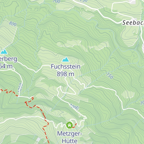 Map of Fuchshütte Längaualm