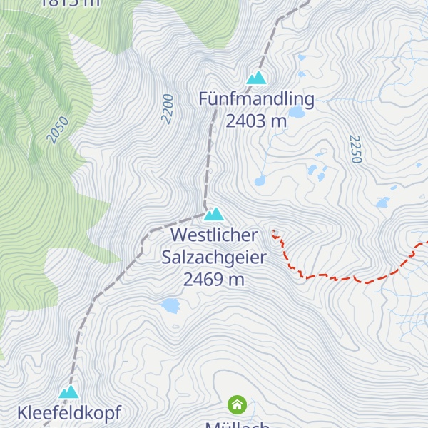 Map of Westlicher Salzachgeier