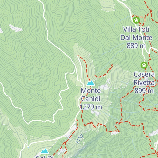 Map of Agriturismo Malga Canidi